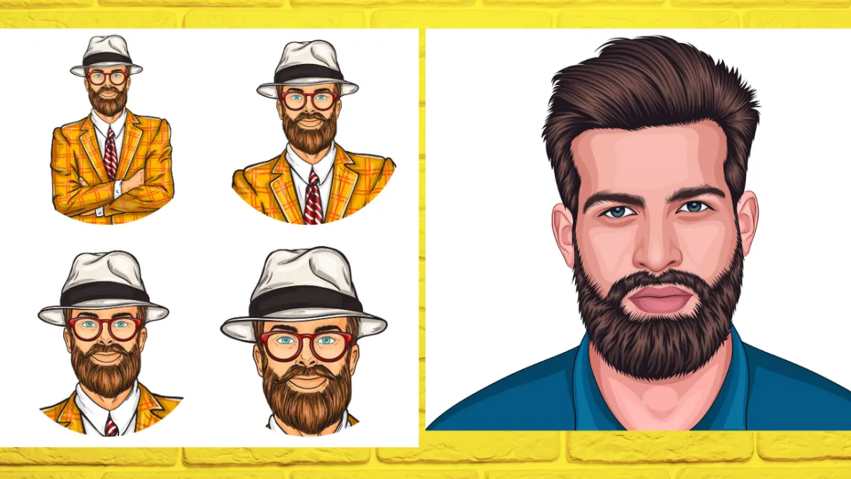 I will do personalized avatar and professional cartoon portrait in vector style in just 24 Hrs