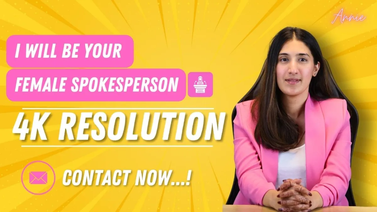 be your video spokesperson for social media ads