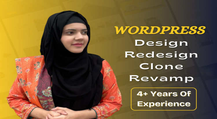 design, redesign, update, edit, clone copy or revamp wordpress website