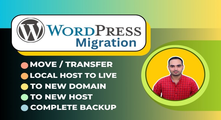 do wordpress migration, wordpress backup, migrate wordpress in 2 hour