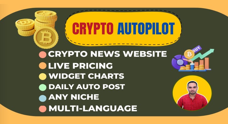 create automated crypto news website cryptocurrency