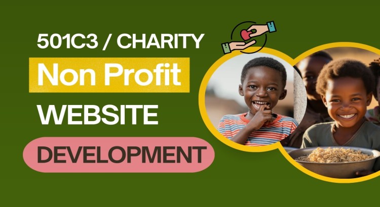 design non profit website for nonprofit charity donations