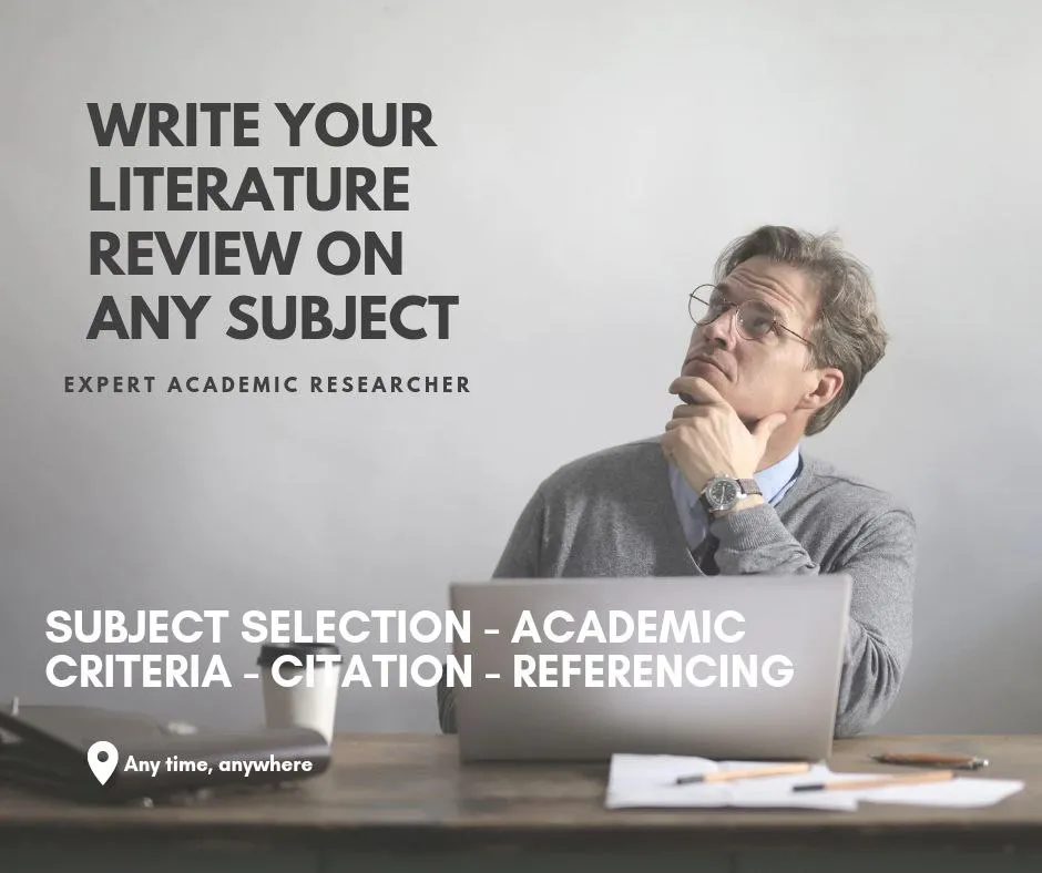 write your literature review at any topic  