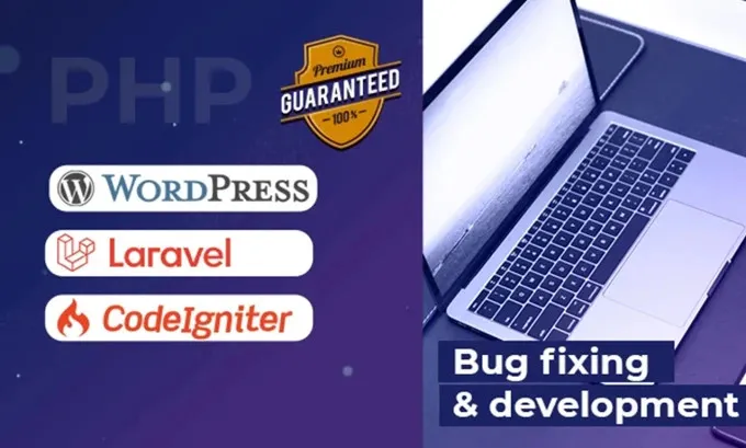 fix or develop any php, codeigniter, laravel, wordpress website