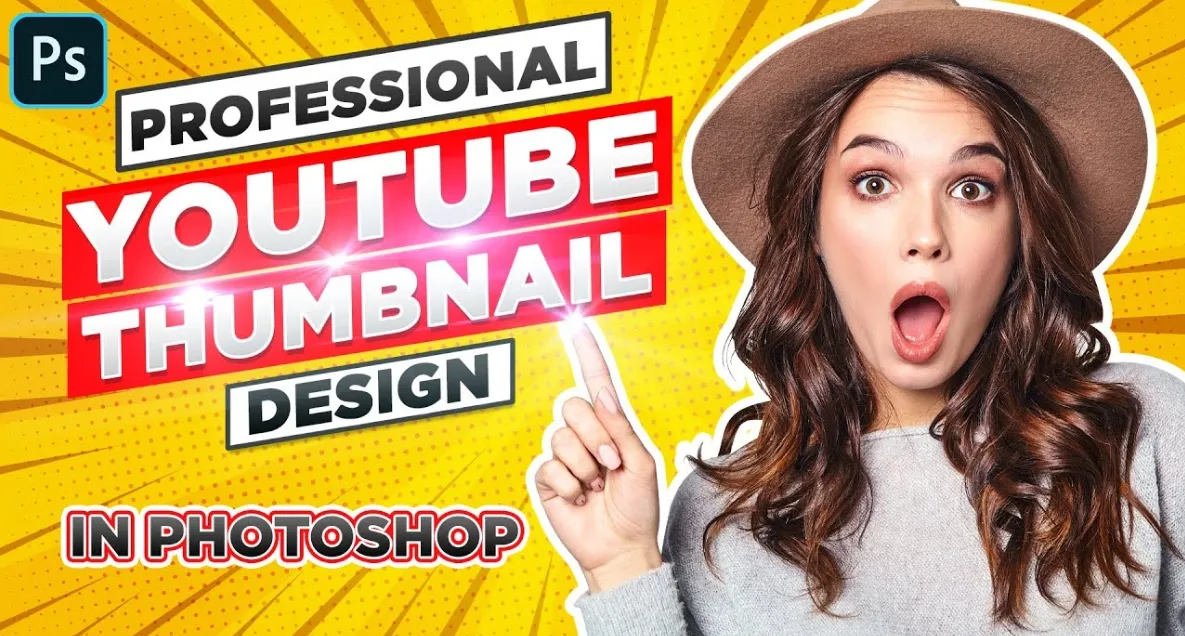 design amazing youtube thumbnail