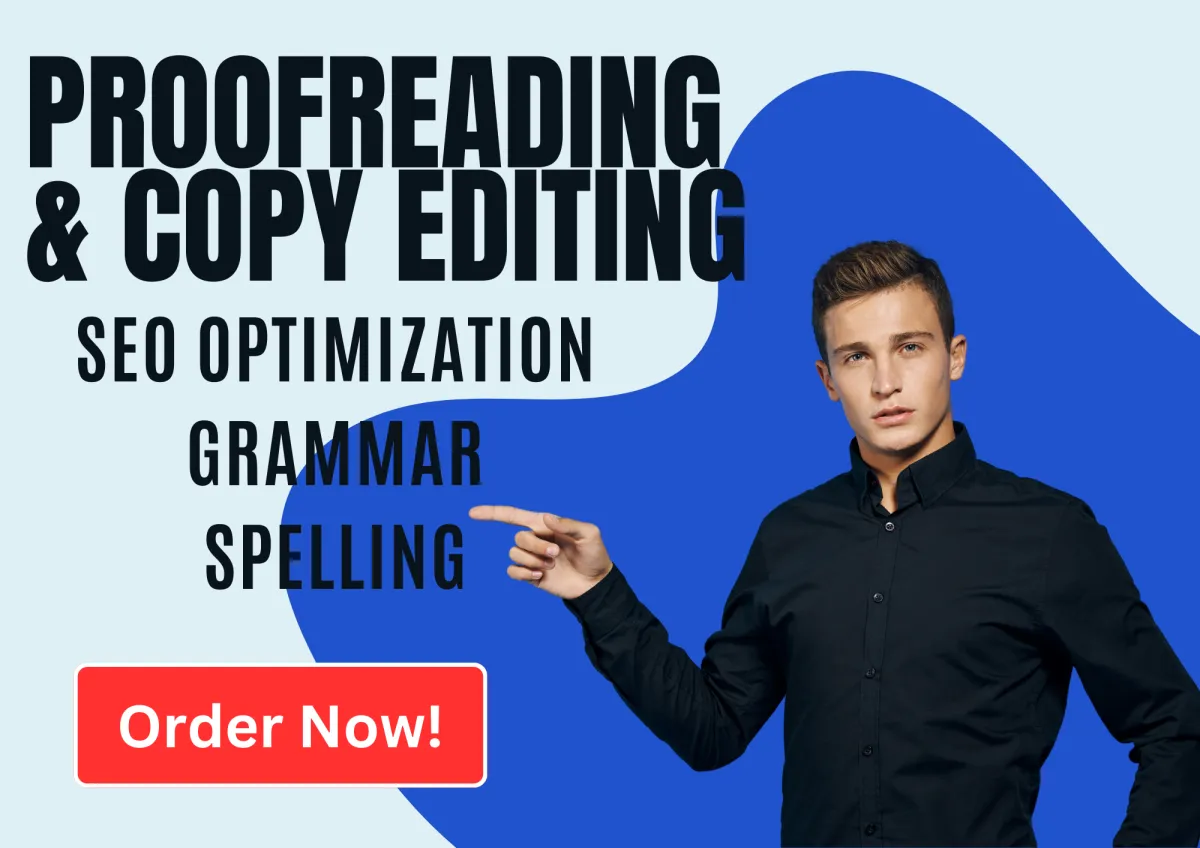 I will do Proofreading and Copy Editing on Any document