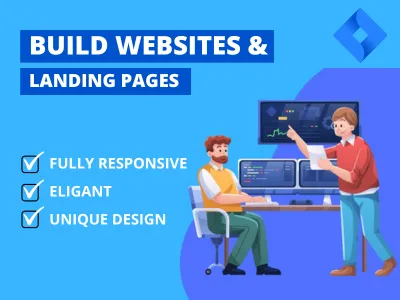 I will do web design and build a website or landing page