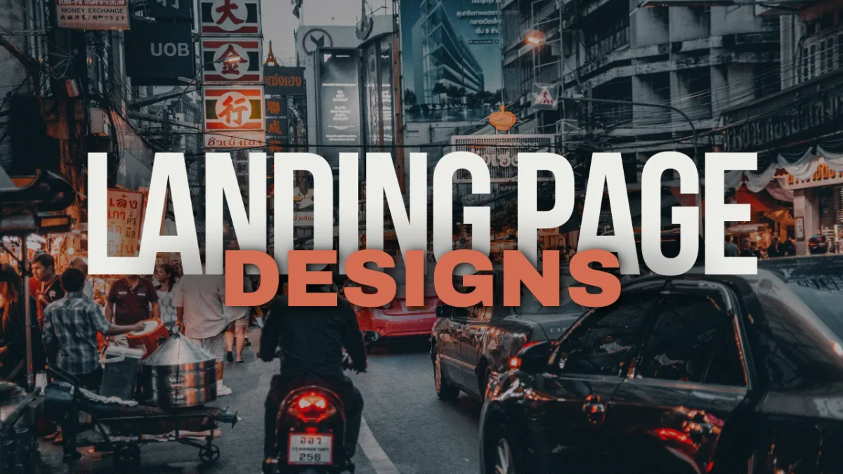 design responsive and interactive landing pages