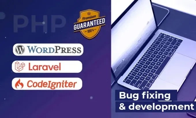 fix or develop any php,codeigniter,laravel,wordpress /Ecommerce