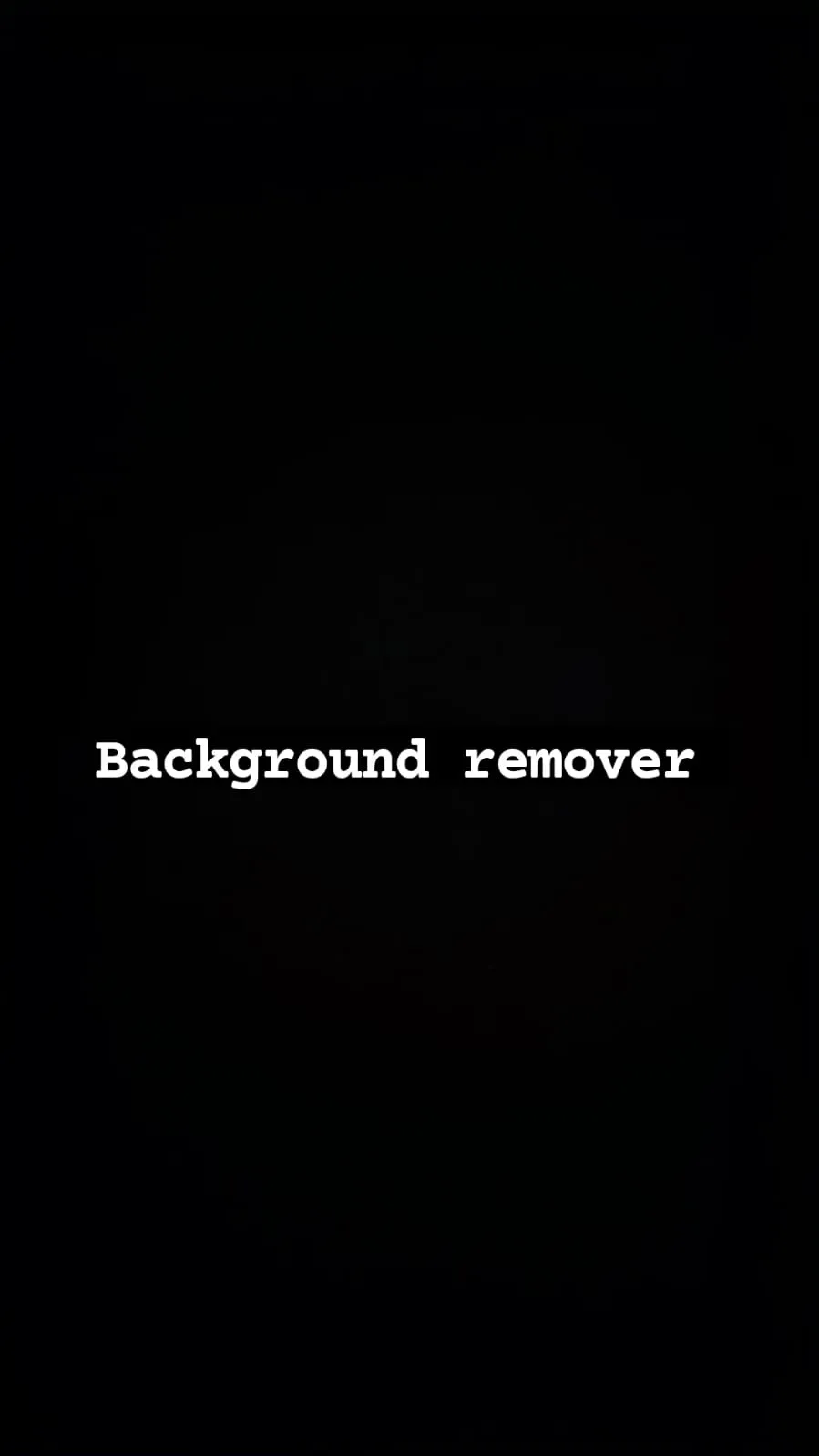 remove background from any picture.