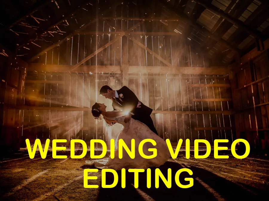 do professional in wedding video editing