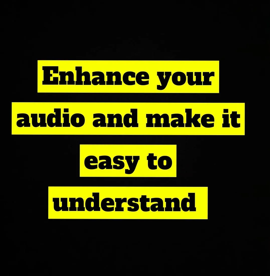enhance your audio