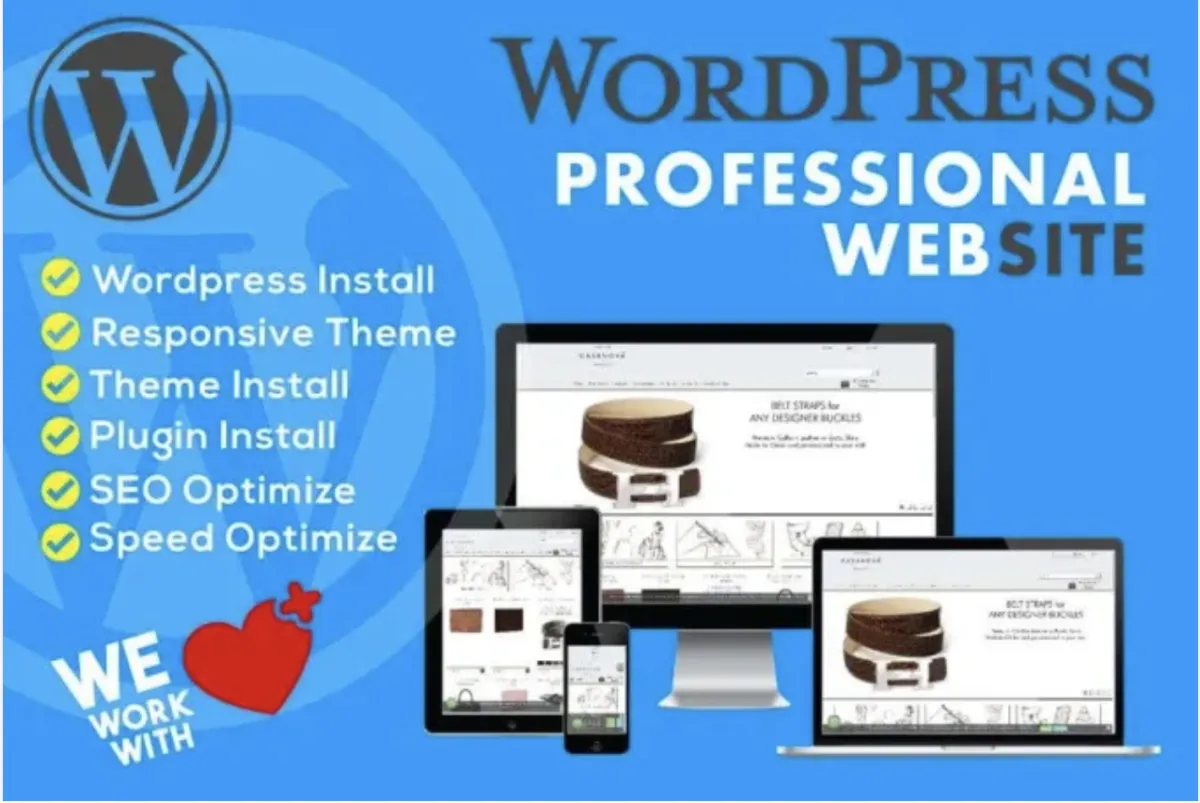 create a wordpress website according to your requirements.