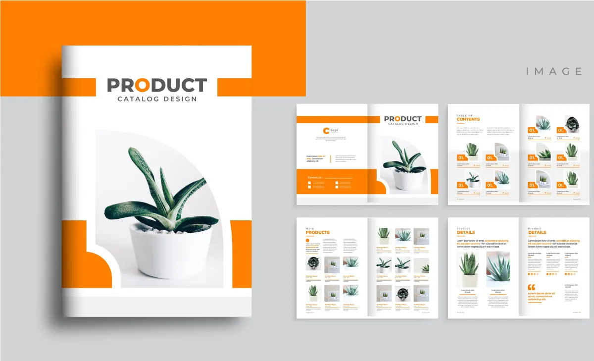 Design Professional modern eye- catching product catalog