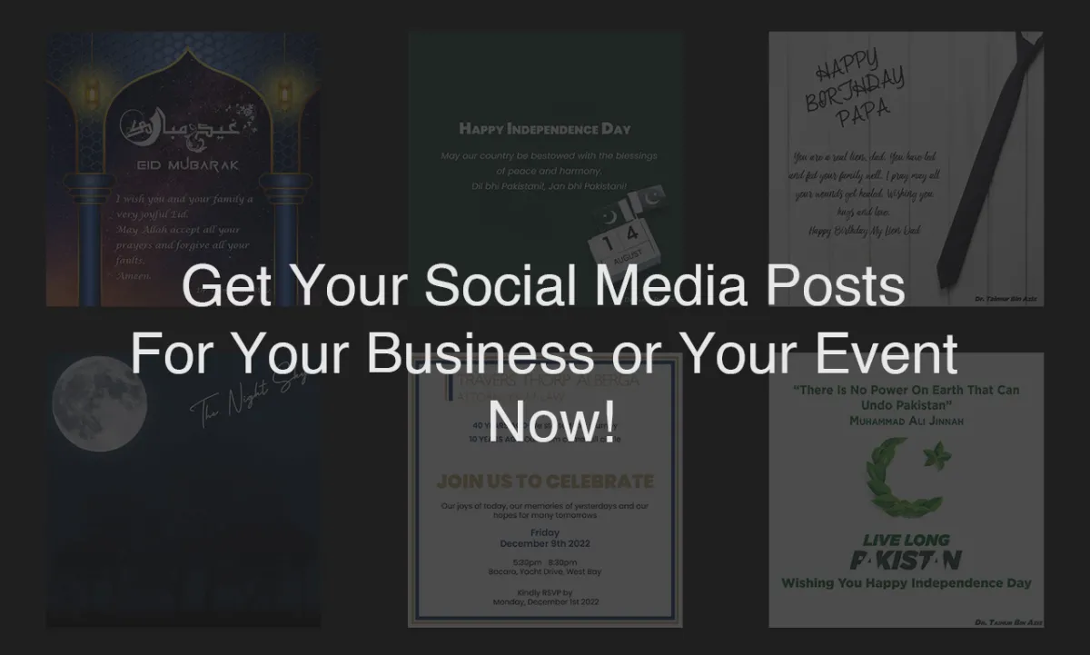 design you a social media post for facebook, instagram or other platforms