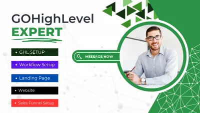 do Landing Page for you on GoHighLevel Sales Funnel