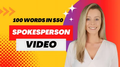 be your video spokesperson, with a collar mic