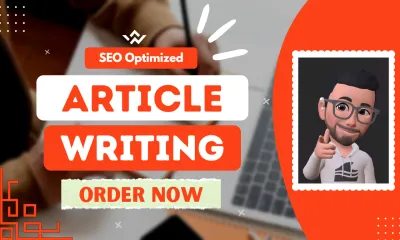 do SEO optimized article writing, blog posts and website content