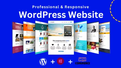 Responsive WordPress Website with Elementor