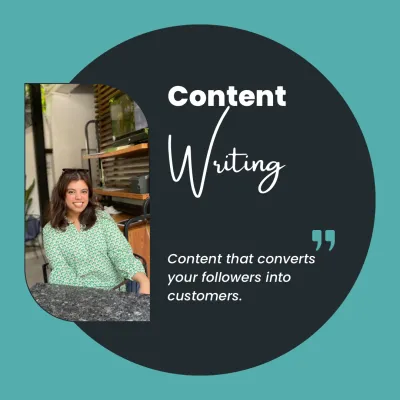 Write captions and copies for your content