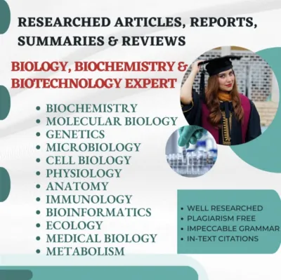 assist you in biology, biochemistry, biotechnology and microbiology