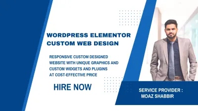 Get a Unique Custom Designed WordPress with Elementor Pro