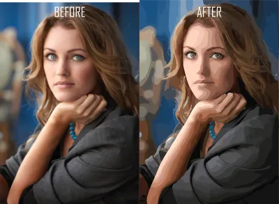 convert any potraits, images into vector, illustration
