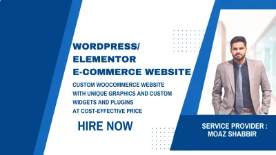 Complete Unique WordPress Ecommerce Website Elementor Pro / Woocommerce