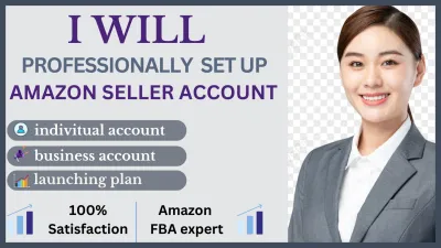 Setup Amazon seller account business manager source launch profitable products 