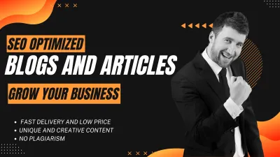 I will write SEO blogs and articles for your business with lesser price