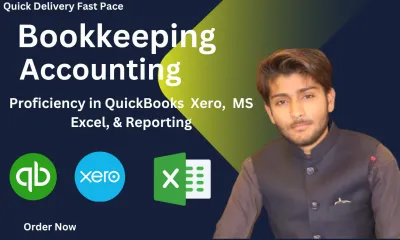 bookkeeping, accounting and reporting on xero, quickbooks, taxcalc