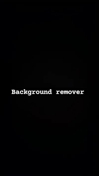 remove background from any picture.