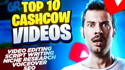 create top 10 cash cow faceless videos and youtube automation