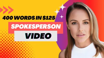 be your video spokesperson