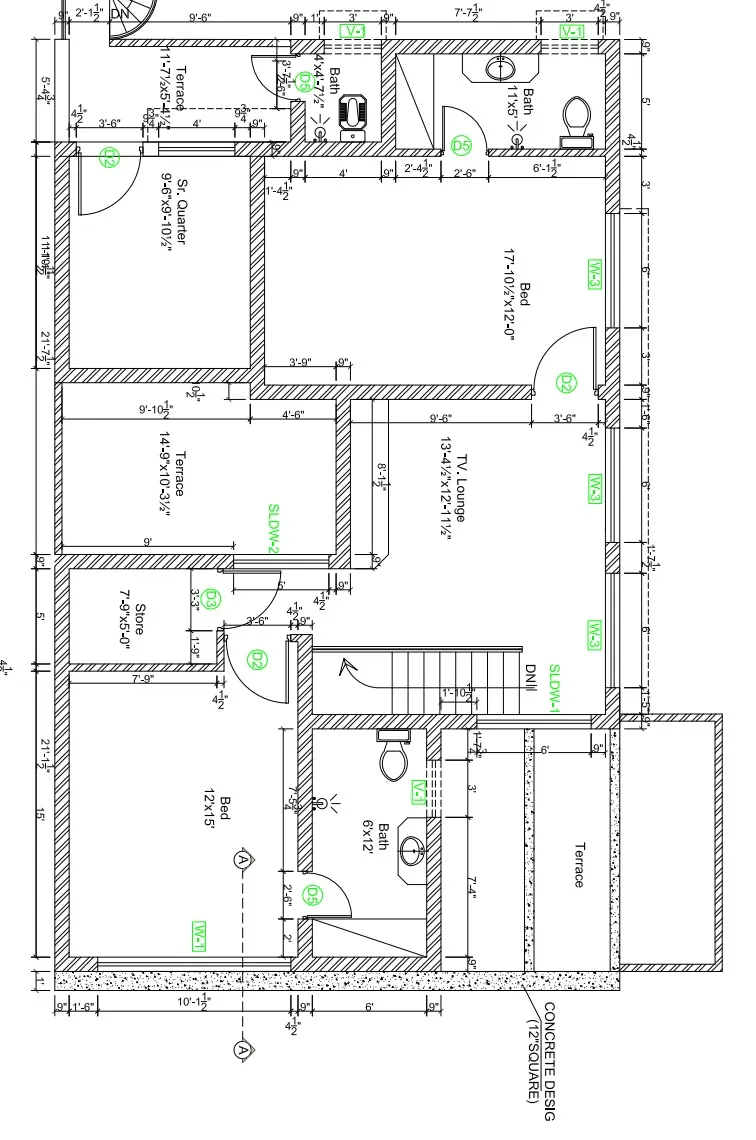 Floor Plan to Revit 3D model and construction Drawings