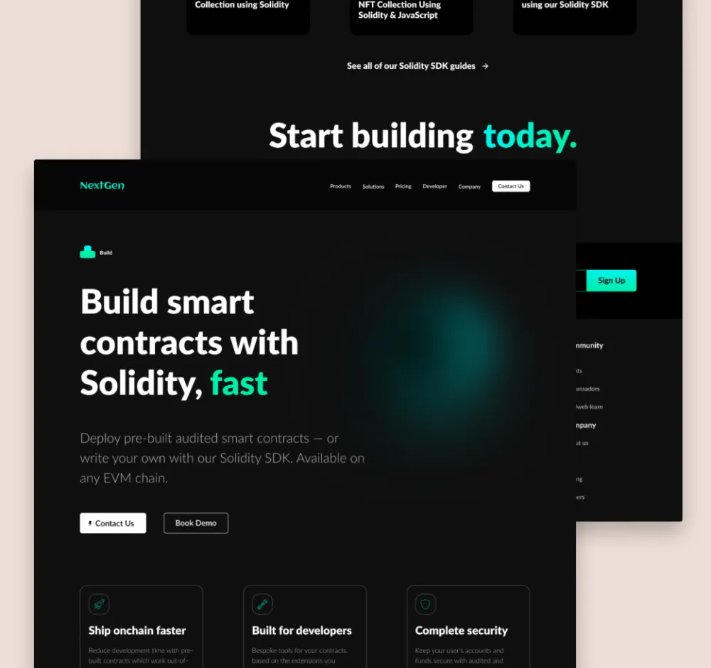 NextGen Landing Page Redesign