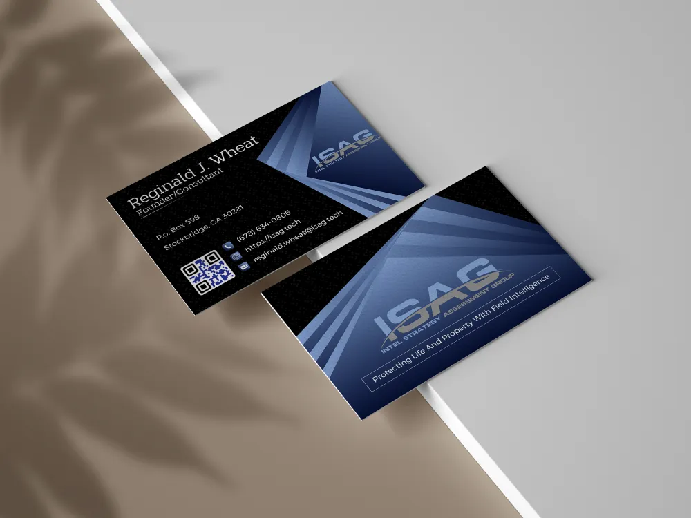 Professional corporate business card