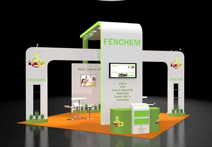 Tradeshow Booth design, Kiosk Design and renders