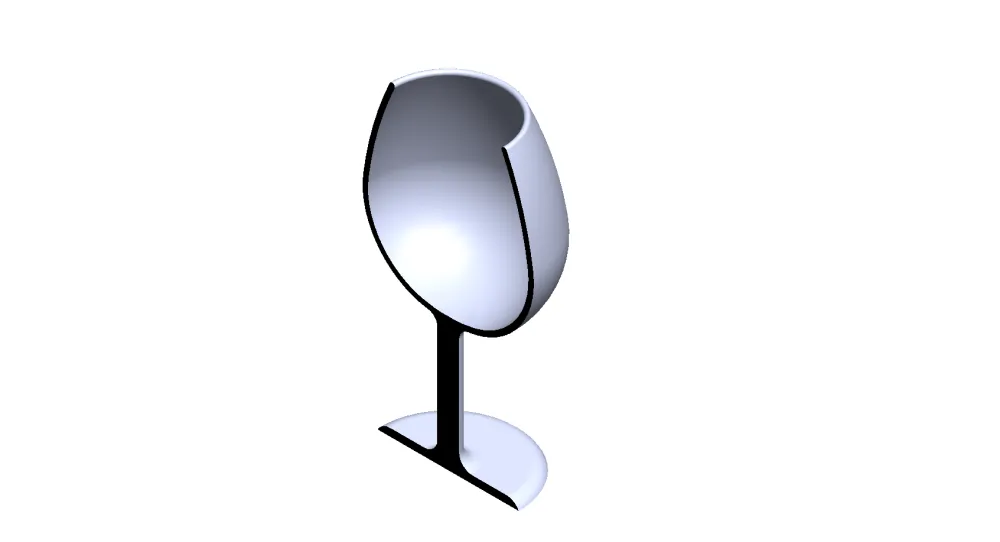 Wine Glass Render