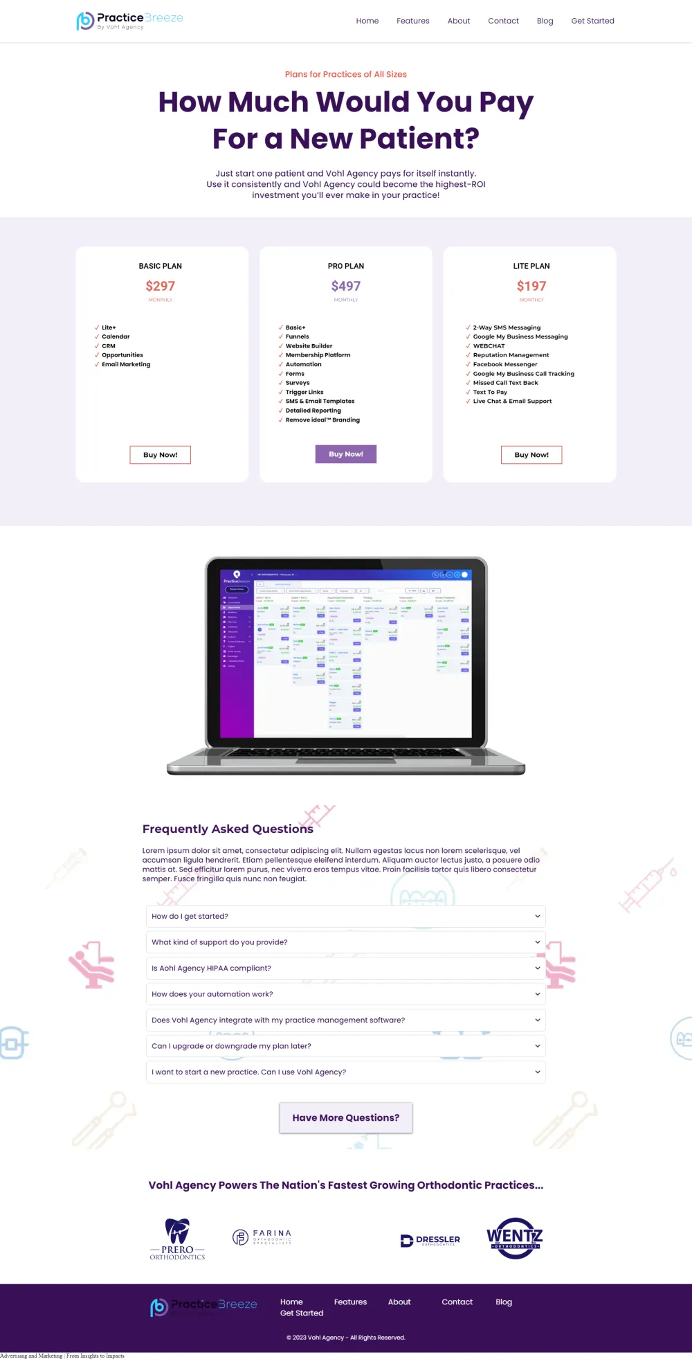 Saas for chiropractor (practice)