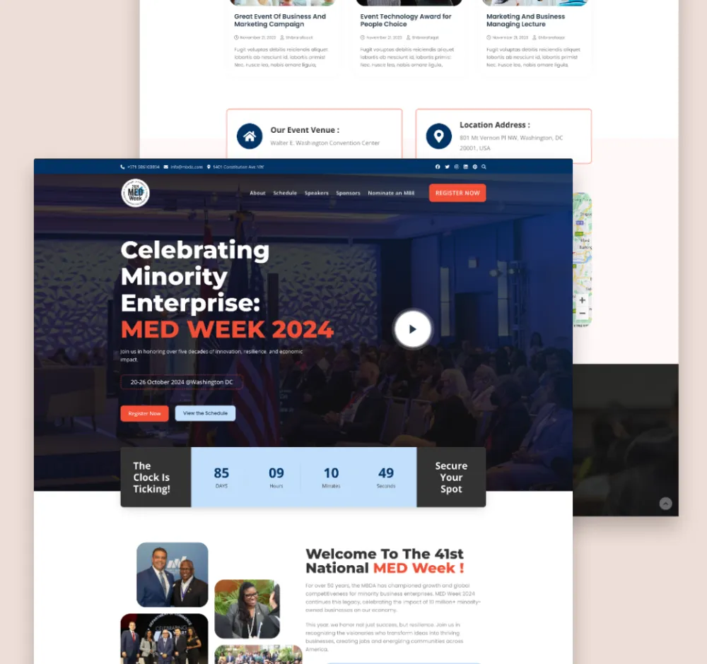 MED Week 2024 Concept Website Proposal