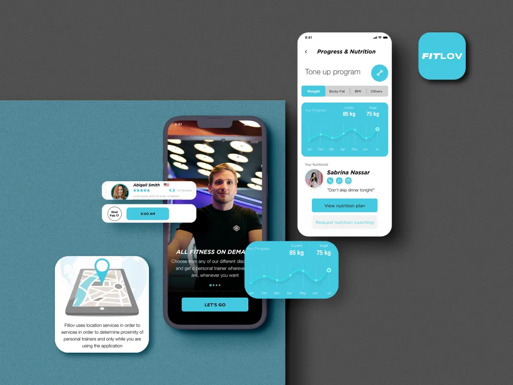 UI Design for Fitlove Dubai