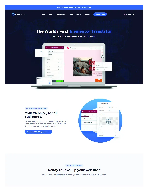 Translenter- Translation Website